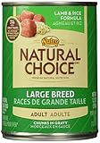 NUTRO 791436 12-Pack Natural Choice Large Breed Lamb/Rice Canned Food for Dogs, 12.5-Ounce
