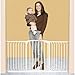 Dreambaby Pressure Mount Hallway Gate with Extensions, White