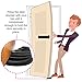Metric USA Door Stopper Set of 2 Round Door Stop Wedge Securely Fits Variety of Door Heights Large Door Stopper Decorative Does not Nick Floors or Doors
