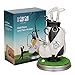 10L0L Mini Desktop Golf Bag Pen Holder with Golf pens Clock 6-Piece Set of Golf Souvenir Tour Souvenir Novelty Gift (Black and White)