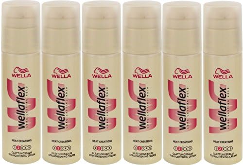 WellaFlex Heat Creation Straightening Cream (6 x 100ml) Wella Heat Defence