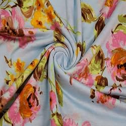 Stylish FABRIC 60" Wide Printed Rayon Spandex