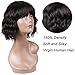 Ms Taj Short Afro Kinky Curly Human Hair Wigs for Black Women Brazilian Virgin Short Curly Afro Wigs None Lace 150% Density Unprocessed Afro Wig Human Hair Curly Machine Made (wavy wig)