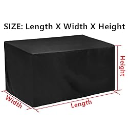 Patio Furniture Covers Waterproof 96 x 48 x 34 Inch