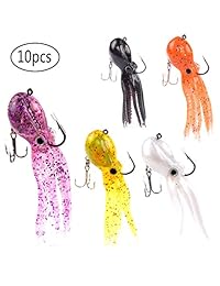 Generic Bionic Pulpo cebos para la pesca señuelos suave, plomo, Tackle Bass Ganchos (PVC, 3,54 7,87 9.45inch, 0,81 6,35 9.88oz., mulit colors Opción)...