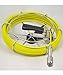 Sewer Camera Pipe Inspection Video System for Drain Inspection with 100 ft Cable, 8 inch Screen, DVR Record, Photograph, Keyboard, Distance Counter, Rechargeable Battery, LED Adjust and Waterproof