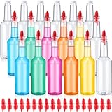 Mifoci 18 Pcs 25 oz Long Neck Plastic Bottles with