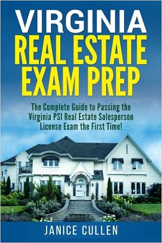 Virginia Real Estate Exam Prep The Complete Guide To Passing The Virginia Psi Real Estate Salesperson License Exam The First Time Cullen Janice 9781976331176 Amazon Com Books