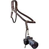 4J LEDR Leather Camera Harness for 1 Camera,Single Camera Strap for Photographers,Camera Shoulder Strap Quick Release DSLR