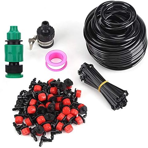 点滴灌漑キット 25 Mガーデンホースキットdiyマイクロ点滴灌漑システム自動散水温室 点滴灌漑キット 25 Mガーデンホースキットdiyマイクロ点滴灌漑システム自動散水温室