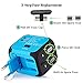 PORS-ELA International Power Adapter, Blue