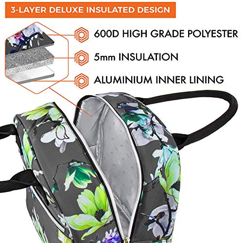 opux lunch bolsa for women insulated lunch tote for ladies girls