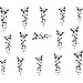 Sandistore Fashionable Water Transfer Slide Decal Sticker Nail (XF1429)