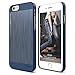 iPhone 6S Case, elago® [Outift Matrix][Jean Indigo/Royal Blue] - [Premium Hybrid Construction][Brushed Aluminum][Spark Design Award] - for iPhone 6/6S