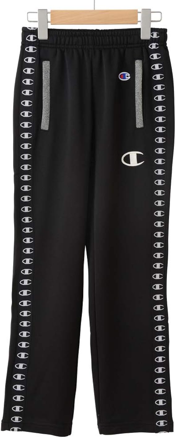 Amazon Champion チャンピオン ポリエステル裏毛トレーニングパンツ ジャージ パンツ 下 キッズ ジュニア 子供 子ども 男の子 130 140 150 160 黒 紺 130 160cm Cx1438 Sg R ジャージ 通販
