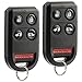 Car Key Fob Keyless Entry Remote fits 2005 2006 2007 2008 2009 2010 Honda Odyssey (OUCG8D-399H-A 5-btn), Set of 2