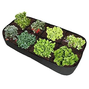 GoodFaith - Bolsa de Tela para Maceta de jardín con 8 Rejillas ...