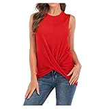 VEKDONE Women Casual Slim Fit Sleeveless Tops Cute