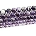 Genuine Natural Stone Beads Amethyst Round Loose Gemstone 8mm 1 Strand 15.5
