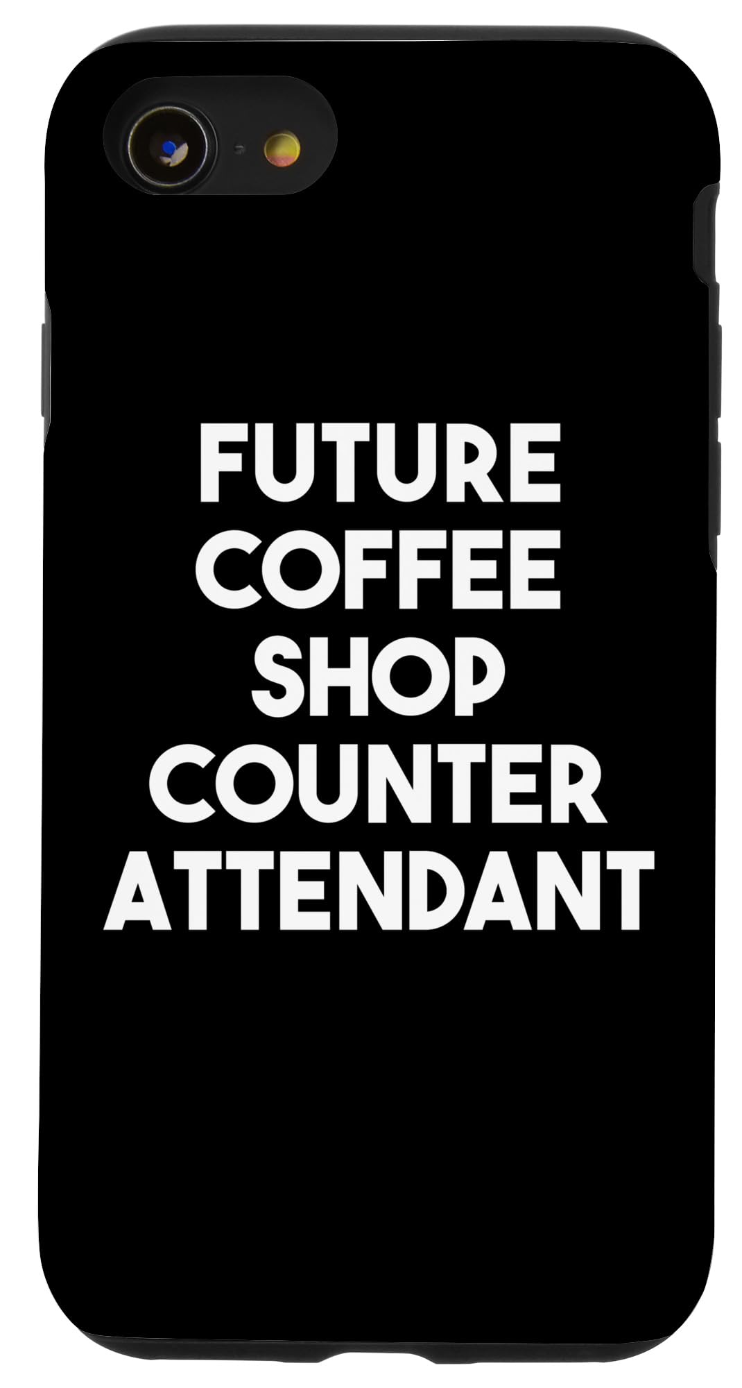 Future Coffee Shop Counter Attendant Case for iPhone SE (2020) / 7 / 8