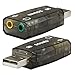 Theo&Cleo USB 2.0 Audio Headset Microphone Jack Converter Adapter