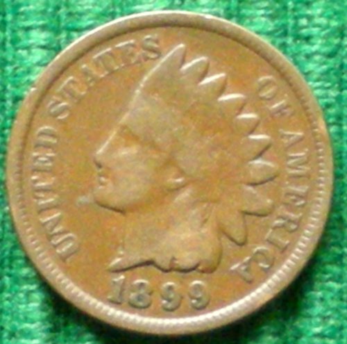 1899 u.s. indian head cent / penny