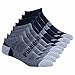 Puma Men's No Show 8-pair Athletic Socks for Men (Black)