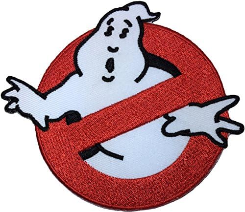 Ghostbusters Movie No Ghosts Logo Sewing Iron on Embroidered Applique Patch - Great Quality (IRON-GHST-BUST)