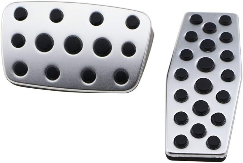 Car Vehicle Pedal Foot Treadle Foot Brake Cover Pad Car Pedal Fuel Brake Foot Pedal Non Slip Pedal Foot Fuel Brake Clutch MT/AT Pedals For Chev-rolet (Size : 2 Piecesa AT Style)