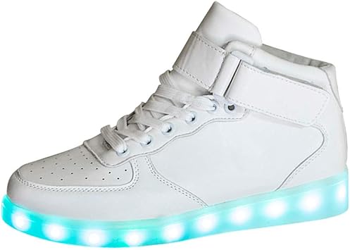 led feather pattern breathable sneakers