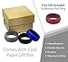 Mens Silicone Wedding Ring Wedding Band - 3 Rings Pack - 8.7mm Wide (2mm Thick) With Free Gift