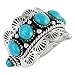 Turquoise Ring in Sterling Silver 925 & Genuine Turquoise Size 6 to 11