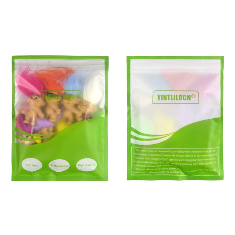 8PCS Troll Dolls, 80s\' PVC Vintage Trolls Lucky Doll Action Figures 3\