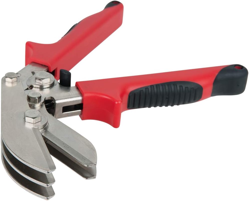 KS Tools Angled Pipe Pliers 225mm, Silber, Schwarz, Rot - Image 4