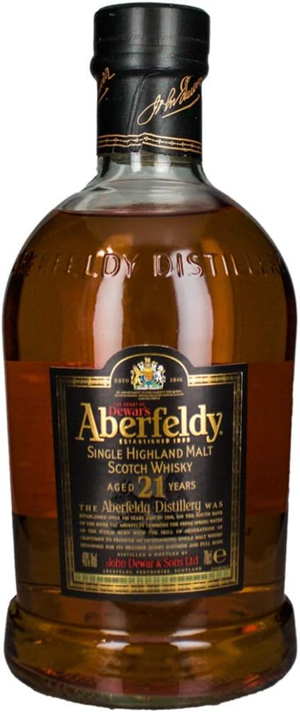 Aberfeldy21 Year Old Scottish Malt 70cl Bottle