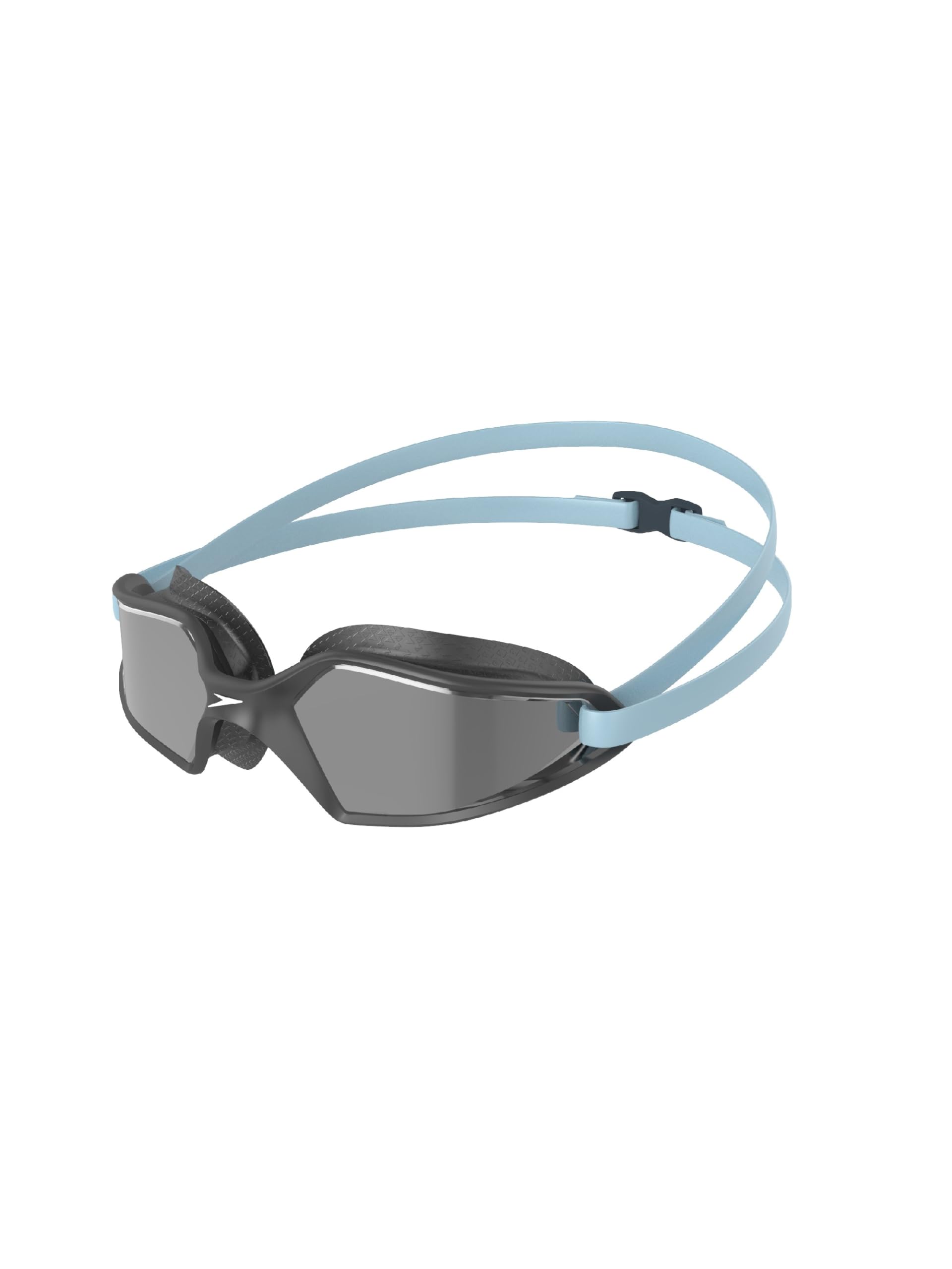 Speedo Unisex-Adult Hydropulse Swimming Goggle | Comfortable Fit | Adjustable Design Goggles, Ardesia/Cool Grey/Chrome, One Size