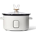 6QT Programmable Slow Cooker Made with long-lasting steel PFAS-Free, Digital Timer, Dishwasher Safe Parts