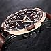 Misskt Men's Fashion Casual Sport Watches Men Waterproof Leather Quartz Watch