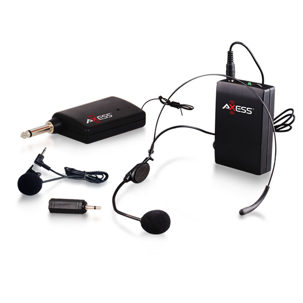 PROFESSIONAL WIRELESS CORDLESS 100 FT. MIC HEADSET MICROPHONE TIE BELT