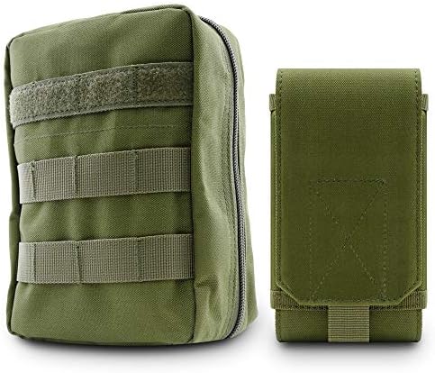 34 North MOLLE Tactical EDC and Phone Pouch Set (2 Pack)