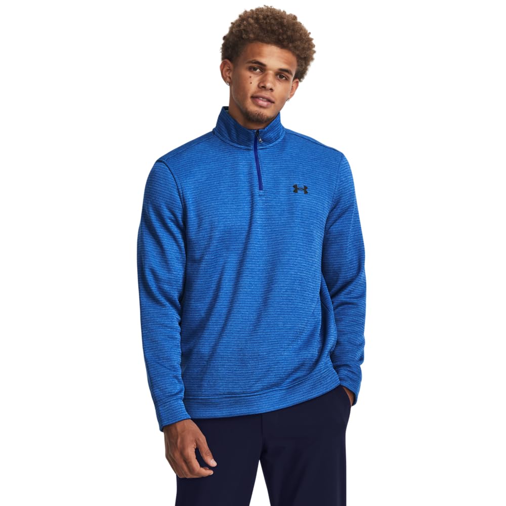 Under Armour Mens Storm SweaterFleece Quarter Zip, (400) Team Royal/Water/Black, XX-Large Tall