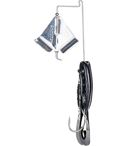 Booyah Moontalker Spinner-bait Bass Señuelo De Pesca, Negro | Meses sin Booyah Moontalker Spinner-bait Bass Señuelo De Pesca, Negro | Meses sin