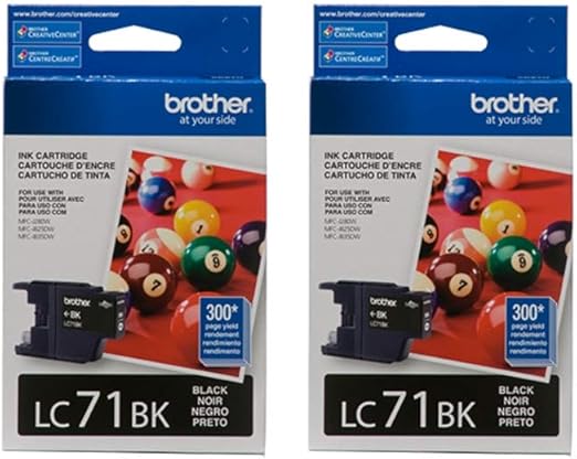brother lc71 black ink