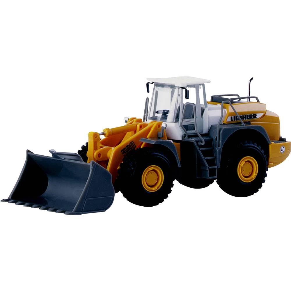 Herpa Liebherr L580 wheel loader, 1:87 Scale, Plastic Model Truck, Collectible, Unisex Adult