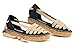 VISCATA Candell Linen Sandal, Soft Ankle-Tie, Closed Toe, Espadrilles Flats Made In Spain