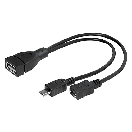 Smart-Planet® hochwertiges USB OTG (on the go) Adapterkabel / Y Kabel - Adapter-Kabel USB A Buchse auf Micro-USB B Stecker Lä