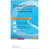 OraQuick HIV Self-Test, Oral Fluid, HIV Test kit at Home, 20 min Test, 1 Ct | FDA-Approved Rapid HIV-1 and HIV-2 Detection, Results in 20 Minutes, Pain-Free No Blood or Needles, At-Home Kit, Ages 14+
