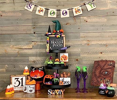 Hocus Pocus Book of Spells Hocus Pocus Decor Hocus Pocus Halloween Decorations Book of Shadows and Spell Book with Lock Witch Decor And Witch Decoartions Perfect for Spooky Gifts And Spooky Decor 8 x6 Inches