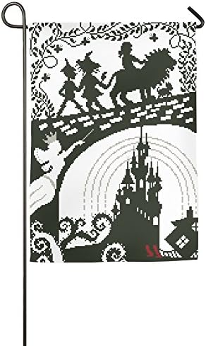 Fairy Tales Cross Castle Polyester Home Garden Flag 1827inch