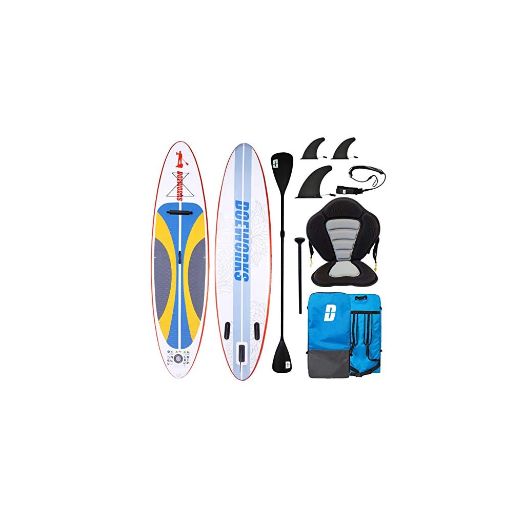 DURAERO Aufblasbare SUP Board Stand up Paddling,2019 Surfboard
